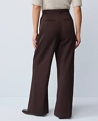 Ann Taylor The Modern Wide Leg Pant Pure Chocolate Women's