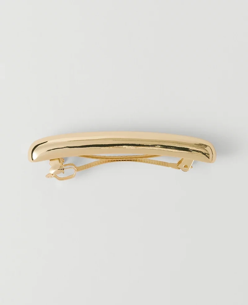 Ann Taylor Metal Barrette Goldtone Women's