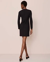 Ann Taylor Petite Blazer Sheath Dress Black Women's