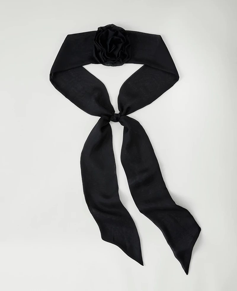 Ann Taylor Rosette Scarf Women's