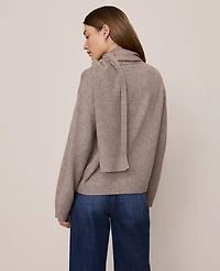Ann Taylor Weekend Collection Scarf Sweater Women's