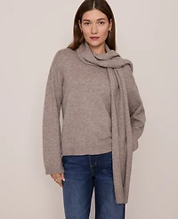 Ann Taylor Weekend Collection Scarf Sweater Women's