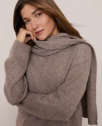 Ann Taylor Weekend Collection Scarf Sweater Women's