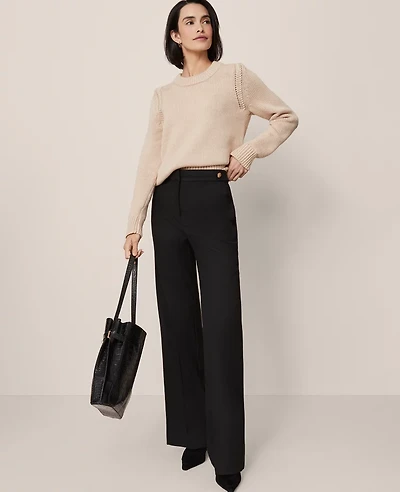 Ann Taylor The Button Tab Trouser Women's