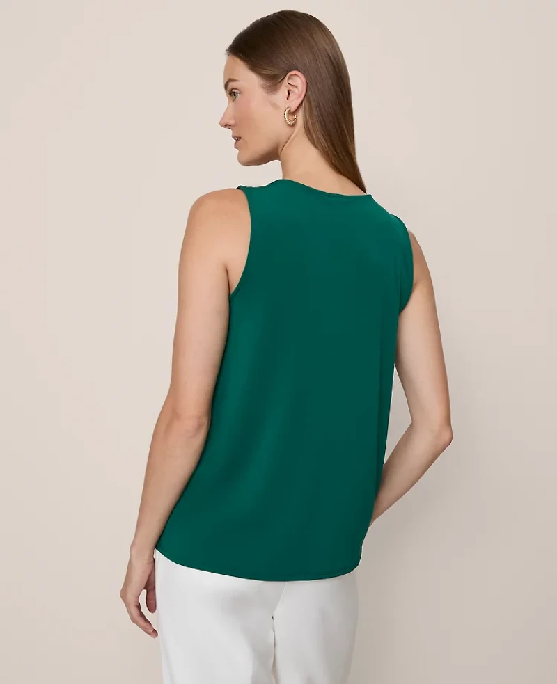 Ann Taylor Mixed Media Tank Top Women's