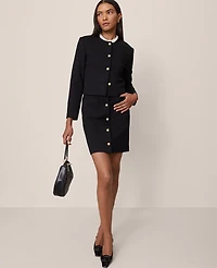 Ann Taylor Petite Pocket Skirt Ponte Women's