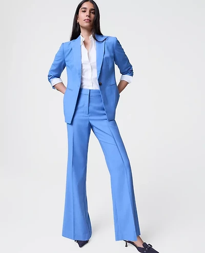Ann Taylor The Flare Trouser Bluebird Melange Women's