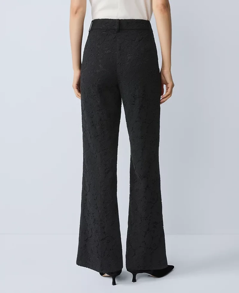 Ann Taylor The Jayne Trouser Lace Black Women's