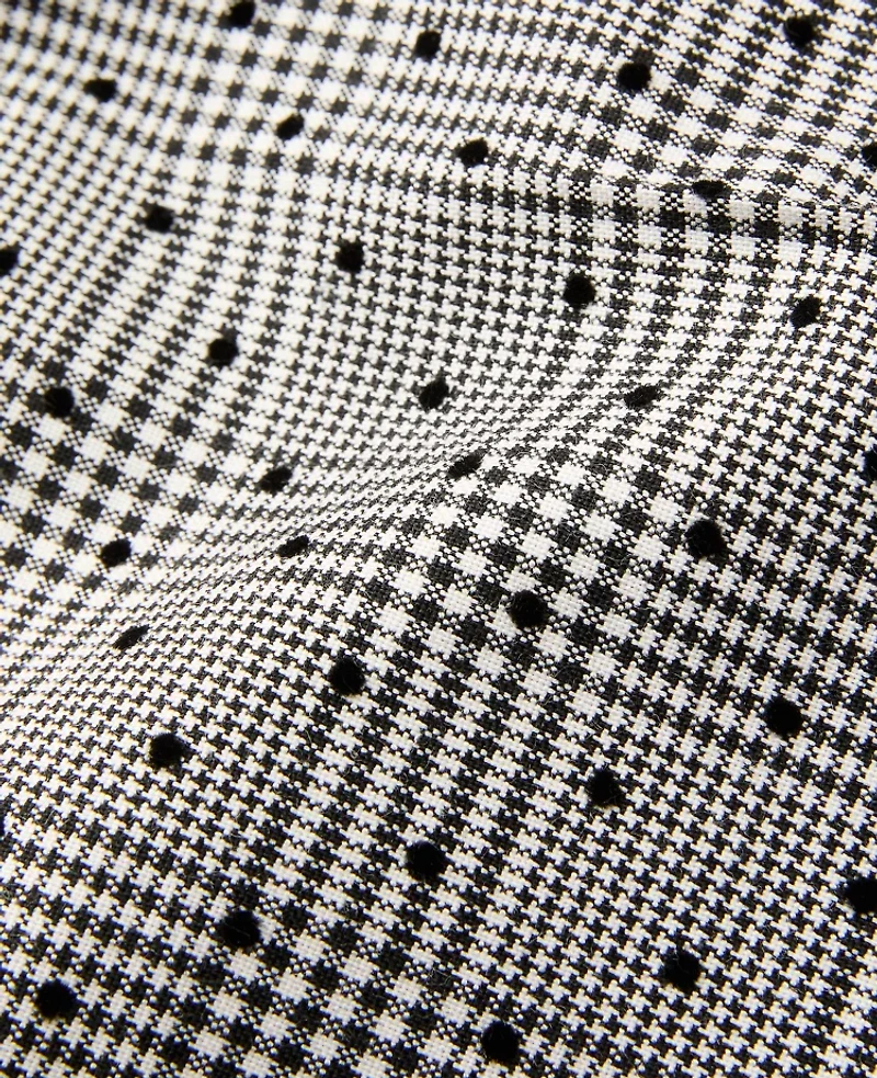 Ann Taylor The Eva Ankle Pant Plaid Black Dot Women's