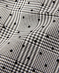 Ann Taylor The Eva Ankle Pant Plaid Black Dot Women's