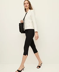 Ann Taylor The Pocket Blazer Linen Blend Winter White Women's