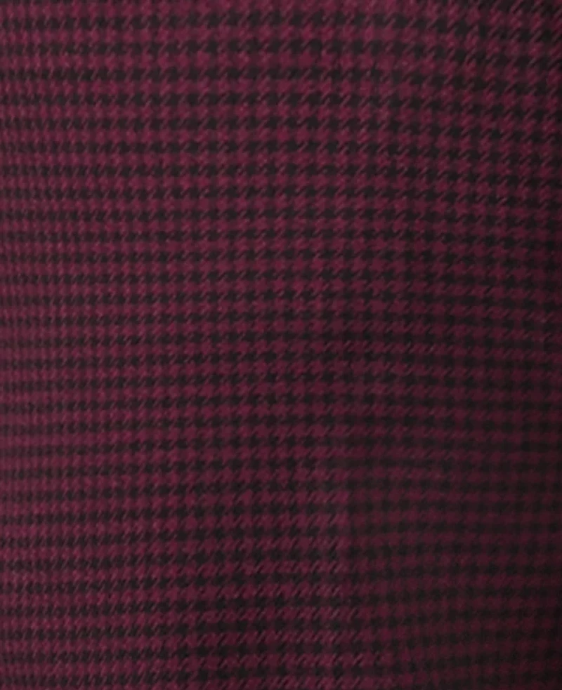 Ann Taylor The Natalie Pant Houndstooth Windsor Wine Women's