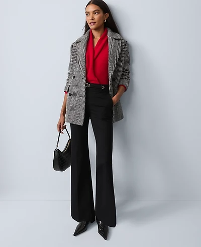 Ann Taylor The Jayne Trouser Ponte Black Women's