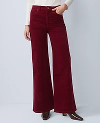 Ann Taylor Weekend Collection Wide-Leg Corduroy Pant Women's