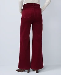 Ann Taylor Weekend Collection Wide-Leg Corduroy Pant Women's
