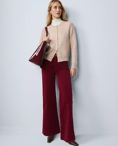 Ann Taylor Weekend Collection Wide-Leg Corduroy Pant Women's
