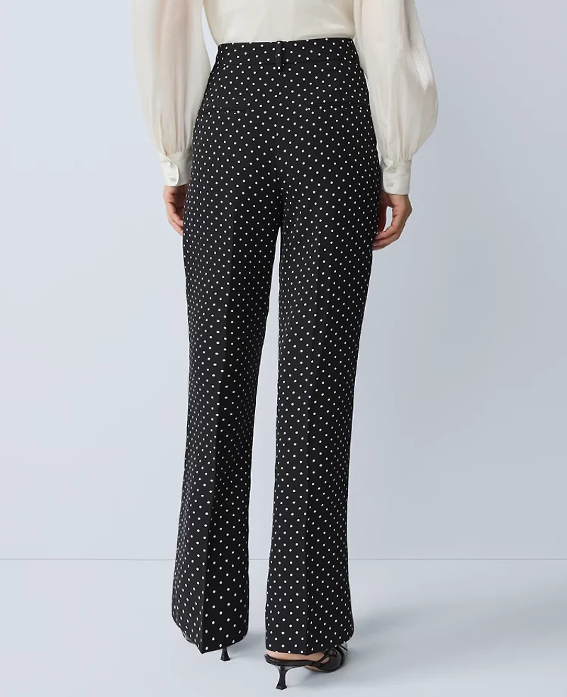 Ann Taylor The Dotted Jayne Trouser Black Women's