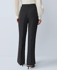 Ann Taylor The Dotted Jayne Trouser Black Women's
