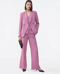 Ann Taylor The Cutaway Blazer Fluid Crepe Smokey Rose Women's