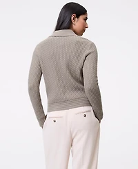 Ann Taylor Textured Stitch Sweater Jacket Women's