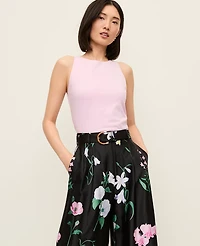 Ann Taylor Crew Neck Halter Tank Top Women's