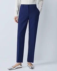 Ann Taylor The Tall Eva Ankle Pant Doubleweave Twilight Sea Women's