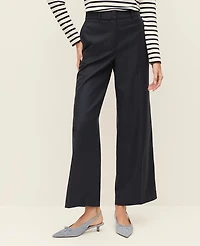 Ann Taylor The Relaxed Wide-Leg Ankle Pant Women's