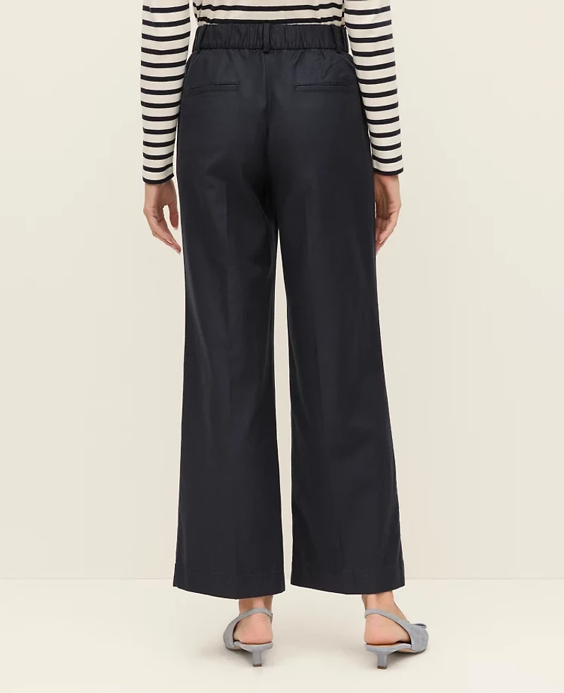 Ann Taylor The Relaxed Wide-Leg Ankle Pant Women's