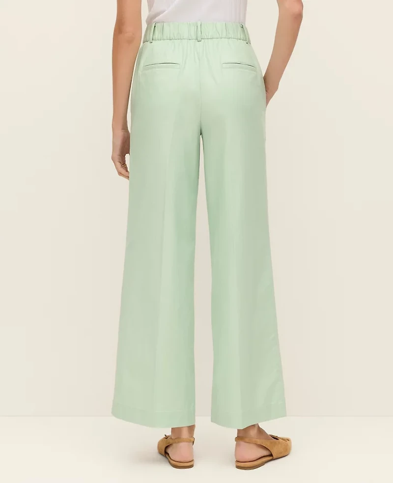 Ann Taylor Weekend Collection Everyday Wide-Leg Ankle Pant Women's
