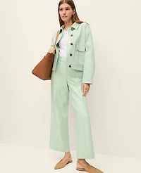 Ann Taylor Weekend Collection Everyday Wide-Leg Ankle Pant Women's