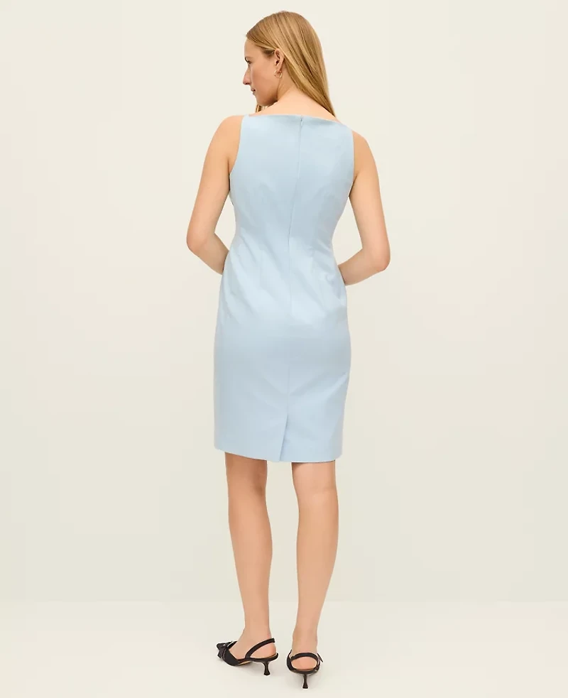 Ann Taylor Boatneck Sheath Dress Women's