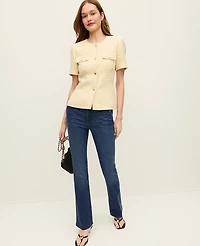 Ann Taylor The Boot Jean Classic Mid Wash Women's