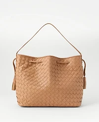 Ann Taylor Straw Tote Desert Sand Women's