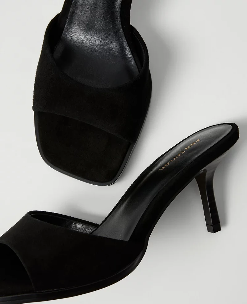 Ann Taylor Suede Mule Women's