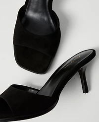 Ann Taylor Suede Mule Women's