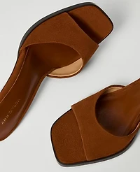 Ann Taylor Suede Mule Sandal Women's