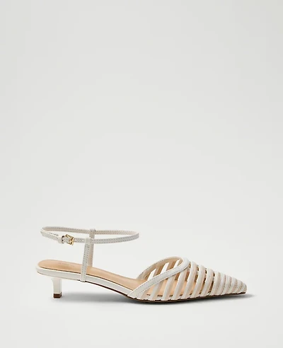 Ann Taylor Kitten Heel Pump Women's