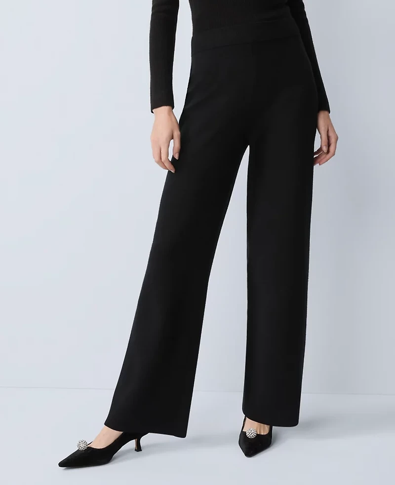 Ann Taylor The Wide-Leg Sweater Pant Women's