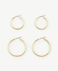 Ann Taylor Hoop Earring Set Women's