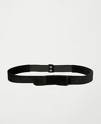 Ann Taylor Velvet Bow Belt Black Women's