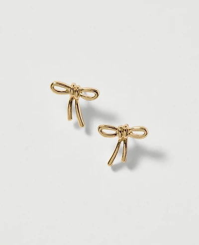 Ann Taylor Mini Bow Stud Earrings Women's