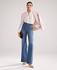 Ann Taylor The Denim Trouser Size 0 Dark Wash Women's