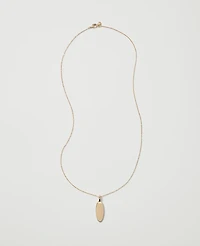 Ann Taylor Metal Pendant Necklace Goldtone Women's
