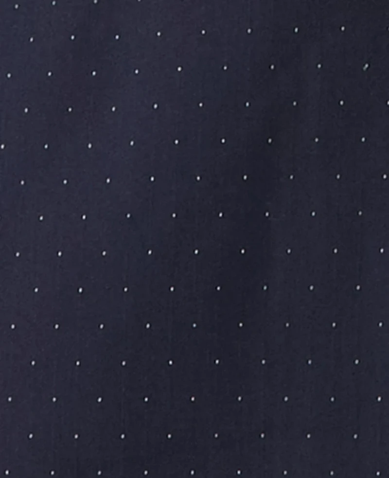 Ann Taylor The Petite Dotted Wide-Leg Flare Trouser Navy Woven Pin Dot Women's