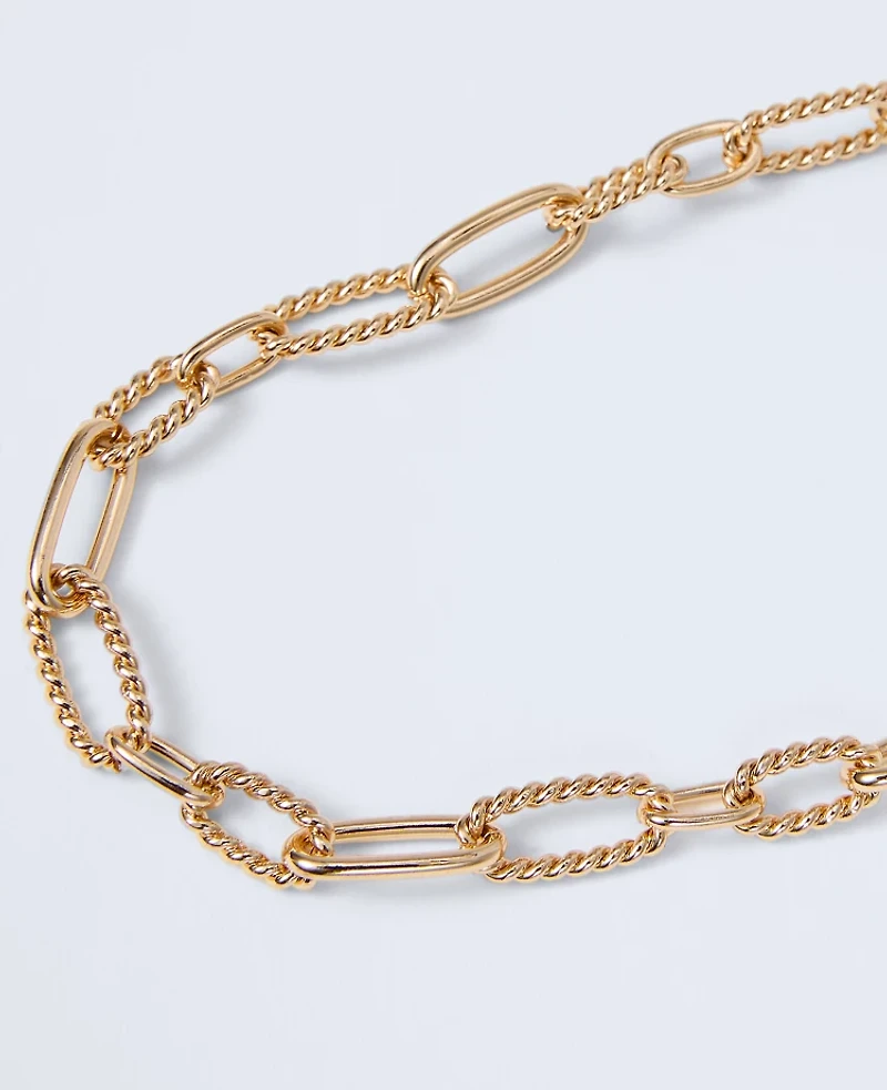 Ann Taylor Chain Link Necklace Women's