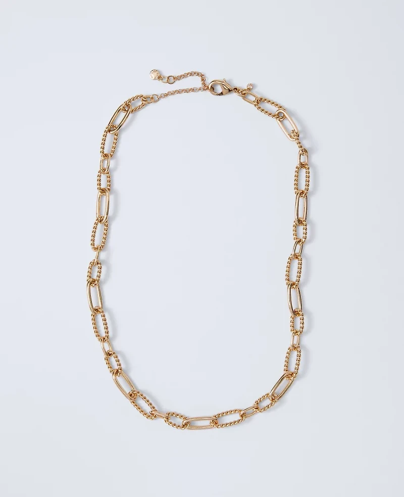 Ann Taylor Chain Link Necklace Women's
