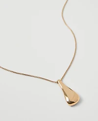 Ann Taylor Metal Pendant Necklace Women's