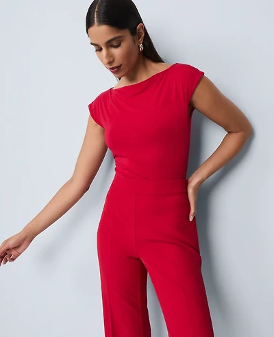 Ann Taylor Sleeveless Boatneck Top Women's