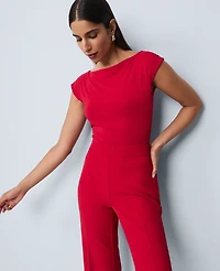 Ann Taylor Sleeveless Boatneck Top Women's