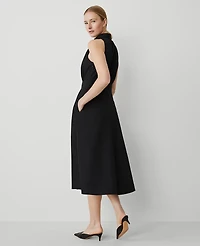 Ann Taylor Petite Sleeveless Flare Shirtdress Women's